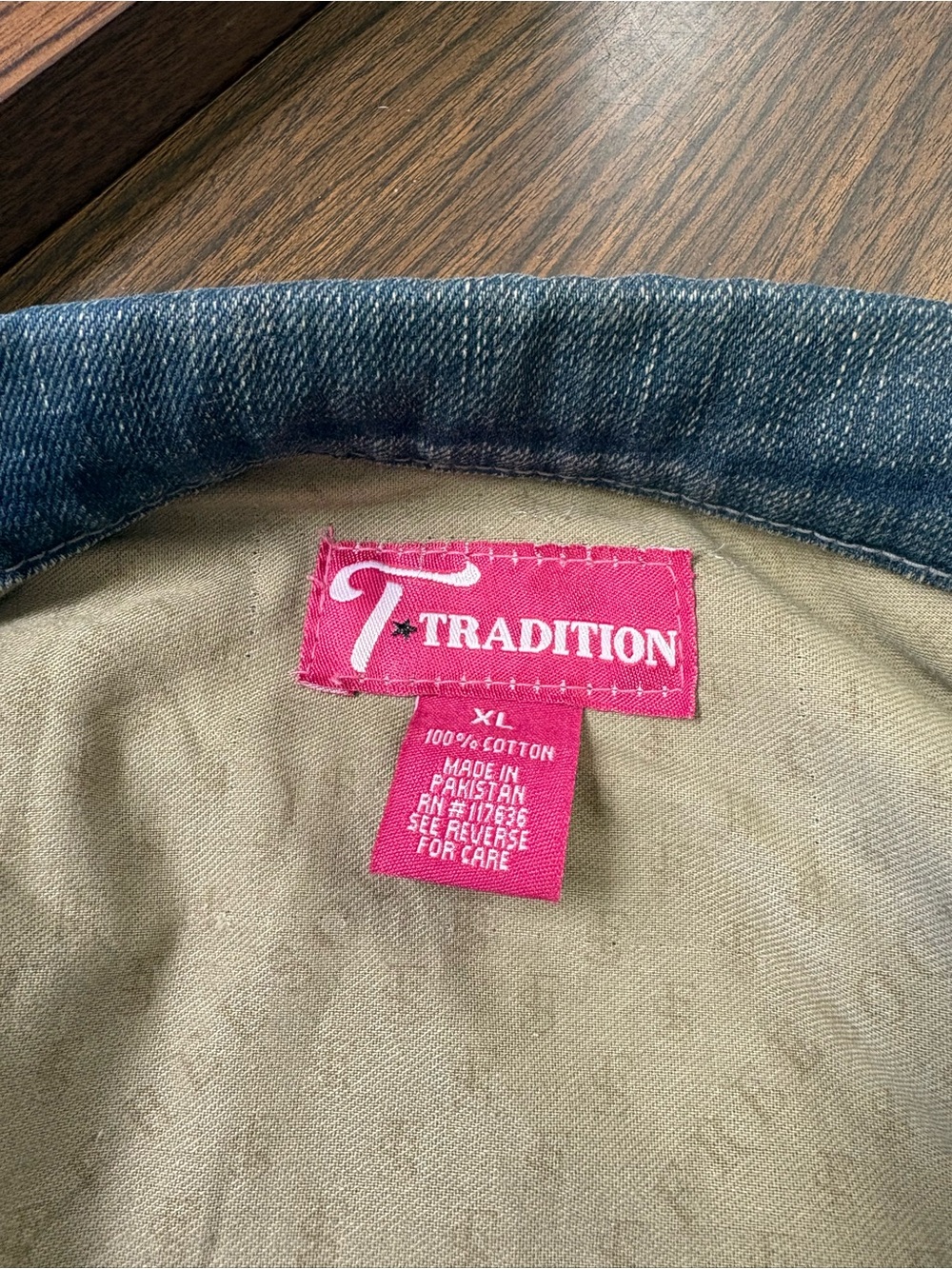 7 Tradition Women's Blue Denim Jean Jacket